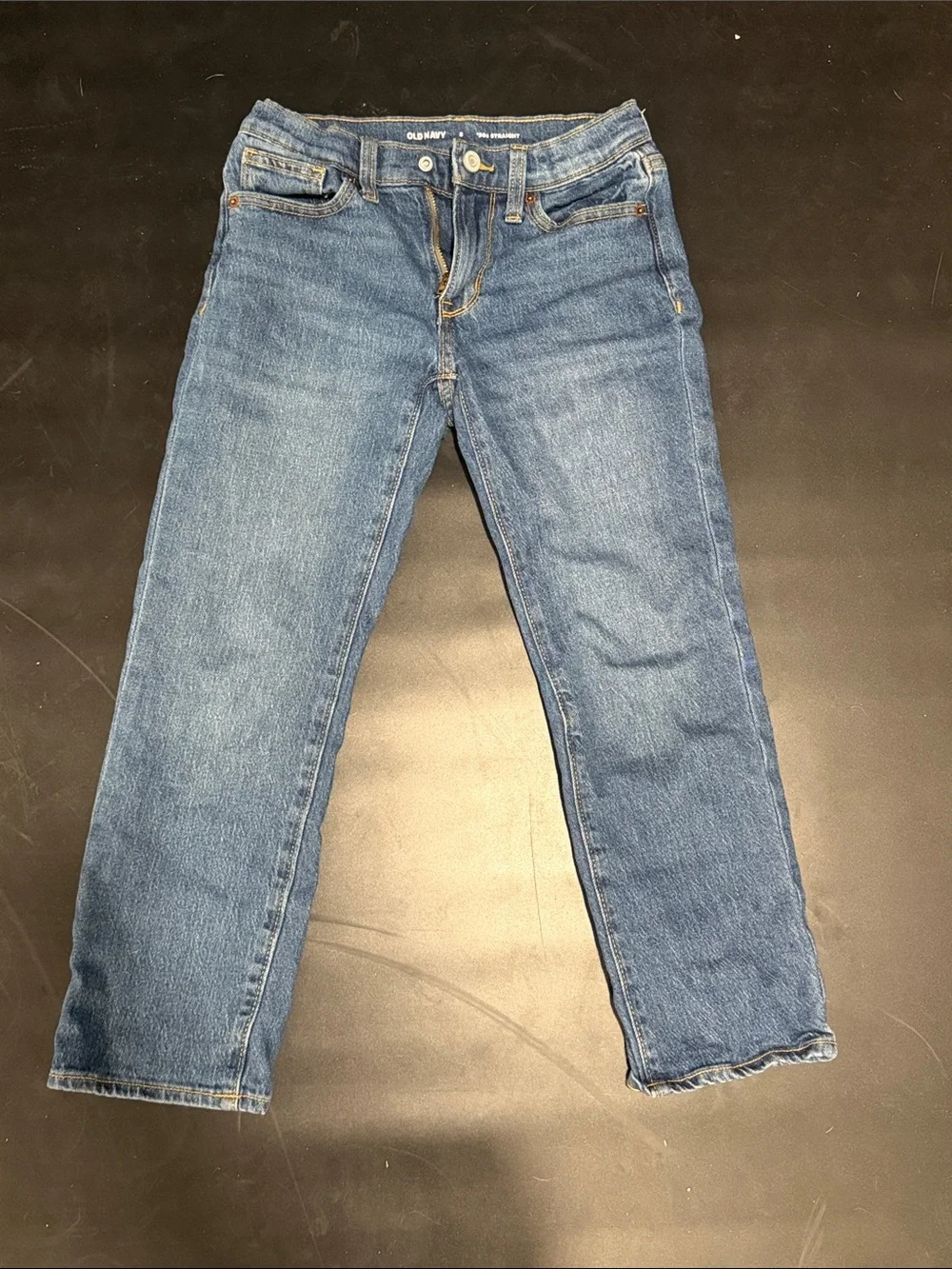 Old Navy Boy’s Straight-Leg Denim Jeans - Medium Blue